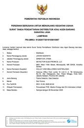 Pratinjau resolusi rendah Distributor Det-Tronics